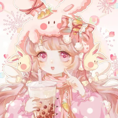 甜美可爱美少女动漫头像图片