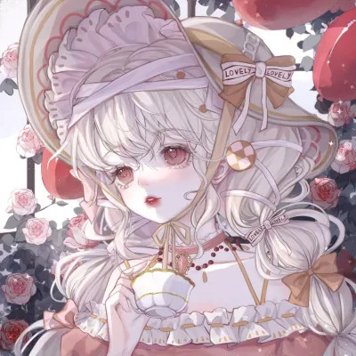 甜美可爱美少女动漫头像图片