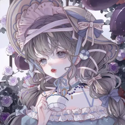 甜美可爱美少女动漫头像图片