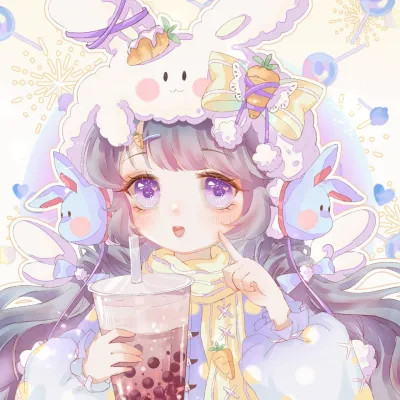 甜美可爱美少女动漫头像图片