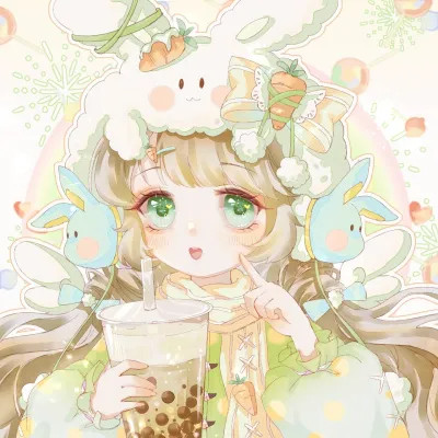 甜美可爱美少女动漫头像图片