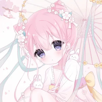 甜美可爱美少女动漫头像图片