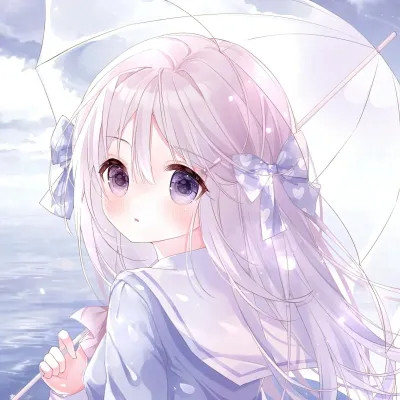 甜美可爱美少女动漫头像图片