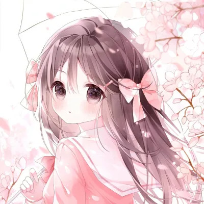 甜美可爱美少女动漫头像图片