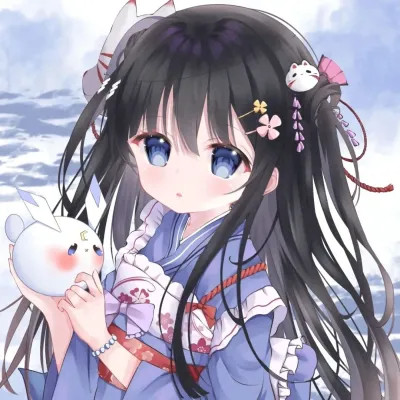 甜美可爱美少女动漫头像图片