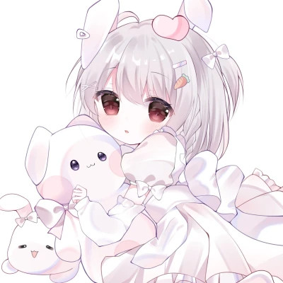 头像卡通女呆萌可爱少女心