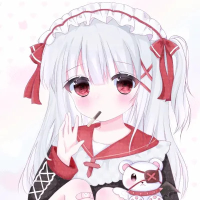 头像卡通女呆萌可爱少女心