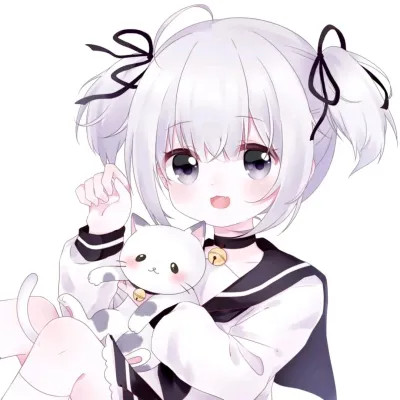 头像卡通女呆萌可爱少女心
