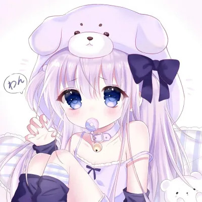 头像卡通女呆萌可爱少女心