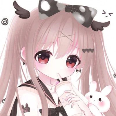 头像卡通女呆萌可爱少女心