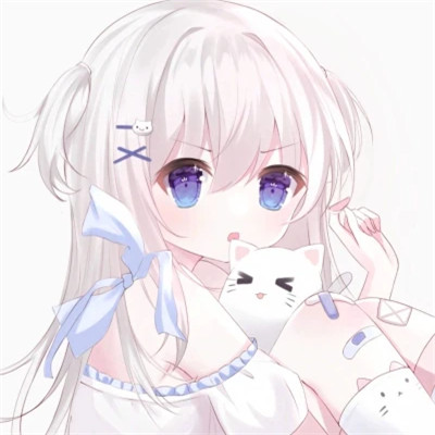 头像卡通女呆萌可爱少女心