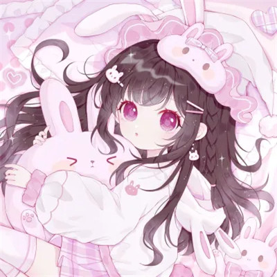 头像卡通女呆萌可爱少女心