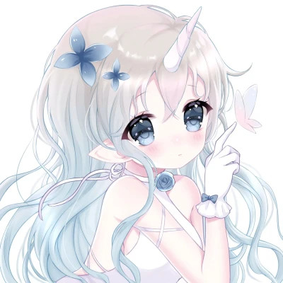 头像卡通女呆萌可爱少女心