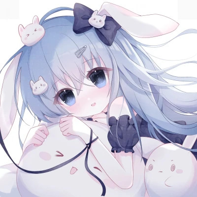 头像卡通女呆萌可爱少女心