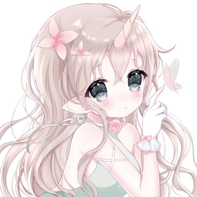 头像卡通女呆萌可爱少女心