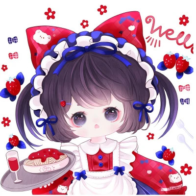 可爱高分的动漫女生头像图片