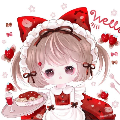 可爱高分的动漫女生头像图片