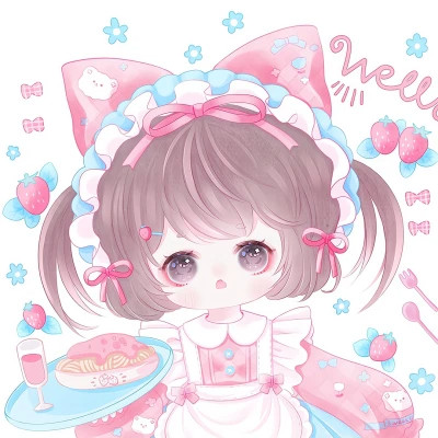 可爱高分的动漫女生头像图片