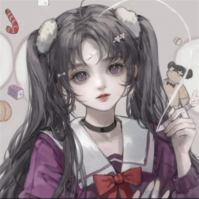 可爱的动漫头像女孩