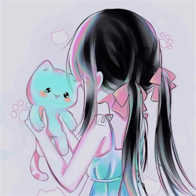 可爱的动漫头像女孩