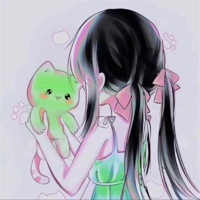 可爱的动漫头像女孩