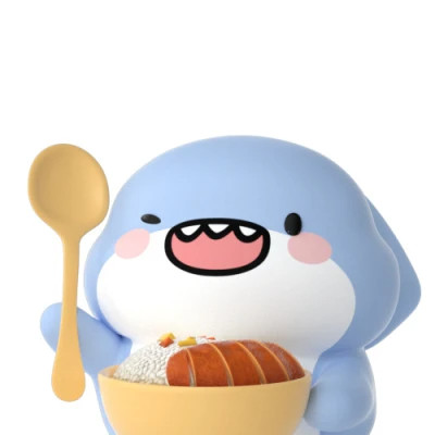 可爱萌萌哒的肥肥鲨3d头像图片