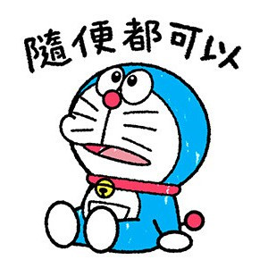 哆啦A梦蓝胖子涂鸦表情包头像图片