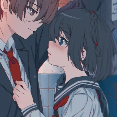 精选高清动漫情侣头像