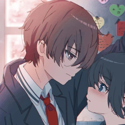 精选高清动漫情侣头像