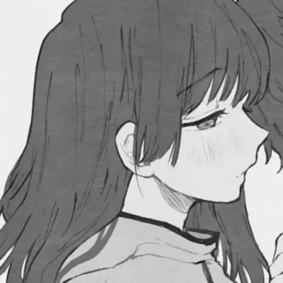 黑白情侣头像一左一右动漫