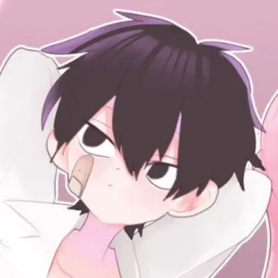 二次元情侣头像一人一半