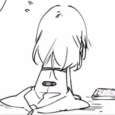 二次元情侣头像一人一半