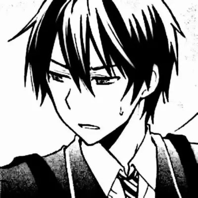 二次元情侣头像一人一半