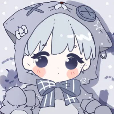 二次元情侣头像一人一半