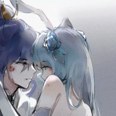 ins小众情侣头像动漫