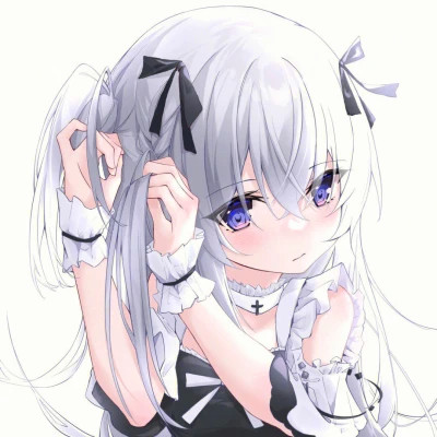 少女心二次元情侣头像