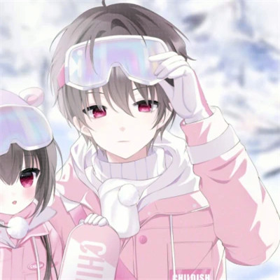 少女心二次元情侣头像