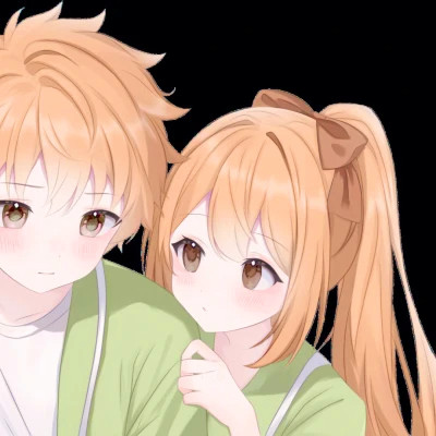 少女心二次元情侣头像