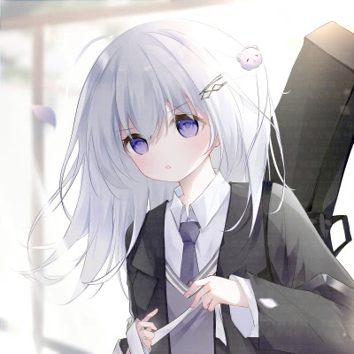少女心二次元情侣头像