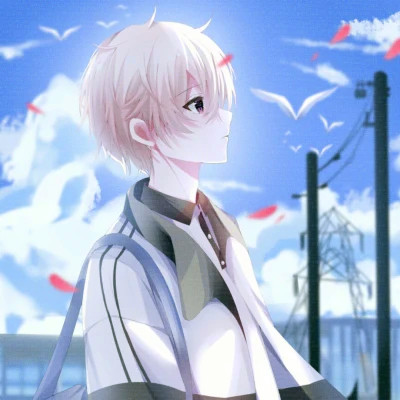 少女心二次元情侣头像