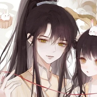 少女心情侣头像二次元动漫甜蜜