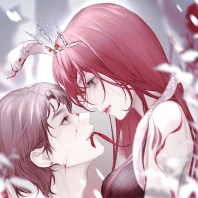 少女心情侣头像二次元动漫甜蜜
