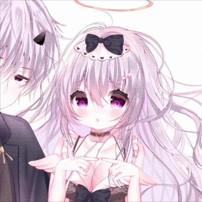 少女心情侣头像二次元动漫甜蜜