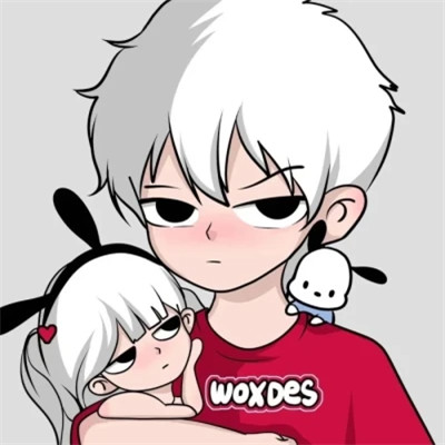 少女心情侣头像二次元动漫甜蜜