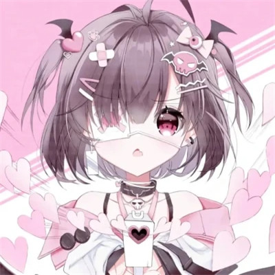 少女心情侣头像二次元动漫甜蜜