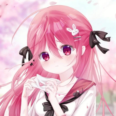 少女心情侣头像二次元动漫甜蜜