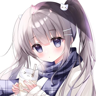 少女心情侣头像二次元动漫甜蜜