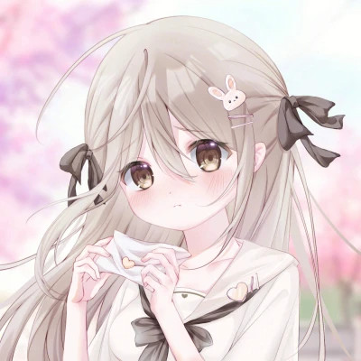 少女心情侣头像二次元动漫甜蜜