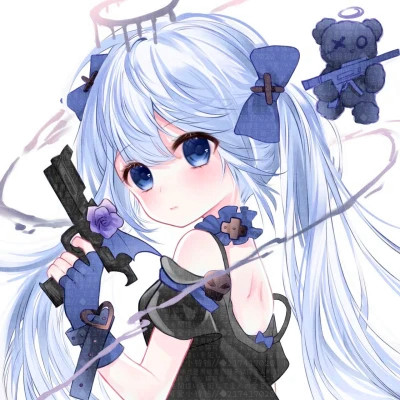 超萌少女心可爱卡通情侣头像