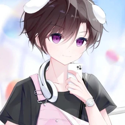 超萌少女心可爱卡通情侣头像